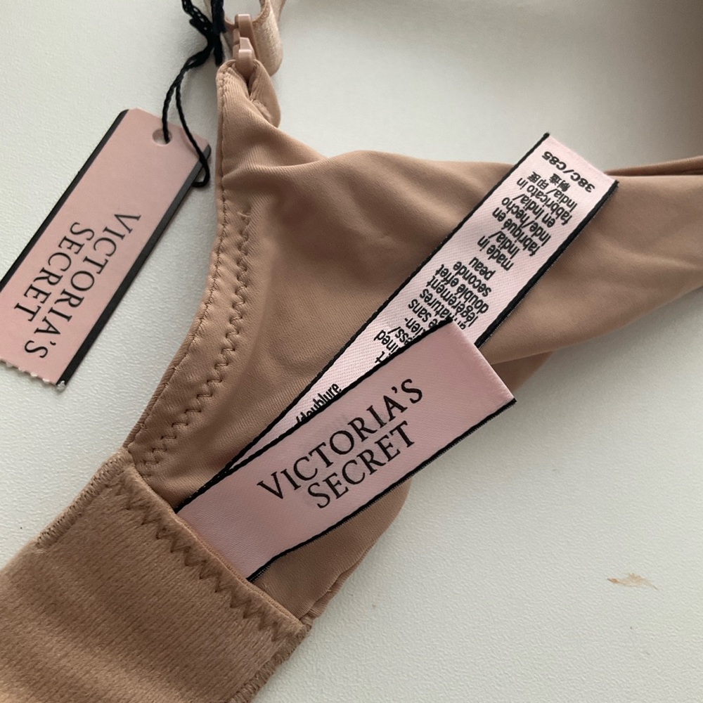Victoria's Secret NWT Blush 38C T Shirt Lightly Lined Wireless Bra - Picture 6 of 8